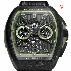 Franck Muller V45RCGCCGDSQTKRY2CARVENR(VENRVE) Krypton Racing Skeleton Mens Chronograph Hand Wind Watch