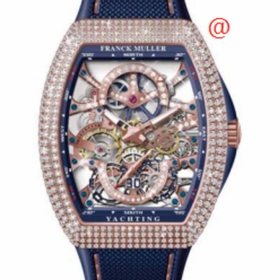 Franck Muller V45S6PRGDSQTDMVTDYACHTANC5NBL(BLBLCRGE) Vanguard Yachting Mens Hand Wind Watch