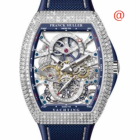 Franck Muller V45S6PRGDSQTDMVTDYACHTANCACBL(BLBLCRGE) Vanguard Yachting Mens Hand Wind Watch