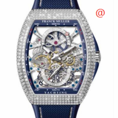 Franck Muller V45S6PRGDSQTDMVTDYACHTANCACBL(BLBLCRGE) Vanguard Yachting Mens Hand Wind Watch
