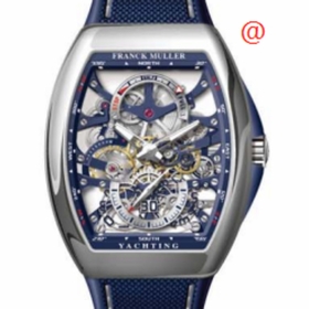 Franck Muller V45S6PRGDSQTYACHTANCACBL(BLBLCRGE) Vanguard Yachting Mens Hand Wind Watch