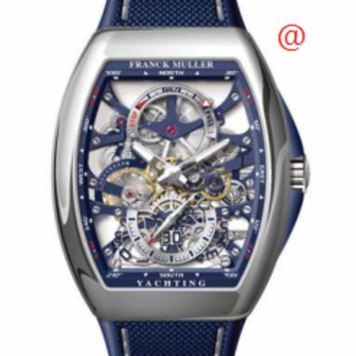 Franck Muller V45S6PRGDSQTYACHTANCACBL(BLBLCRGE) Vanguard Yachting Mens Hand Wind Watch