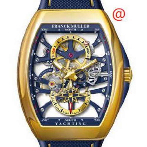 Franck Muller V45S6PRSQTYACHTANC3NBL(BLBLCRGE) Vanguard Yachting Mens Hand Wind Watch