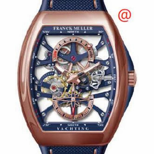 Franck Muller V45S6PRSQTYACHTANC5NBL(BLBLCRGE) Vanguard Yachting Mens Hand Wind Watch