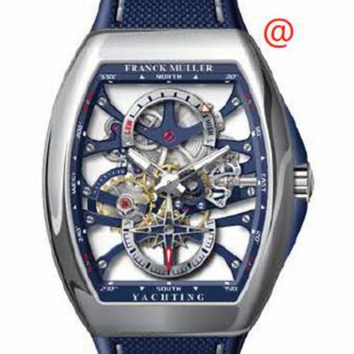 Franck Muller V45S6PRSQTYACHTANCACBL(BLBLCRGE) Vanguard Yachting Mens Hand Wind Watch