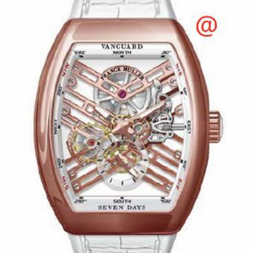 Franck Muller V45S6SQT5NBC(BLCNRRGE) Seven Days Mens Hand Wind Watch