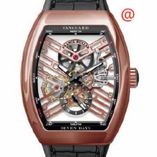 Franck Muller V45S6SQT5NNR(NRBLCRGE) Seven Days Mens Hand Wind Watch