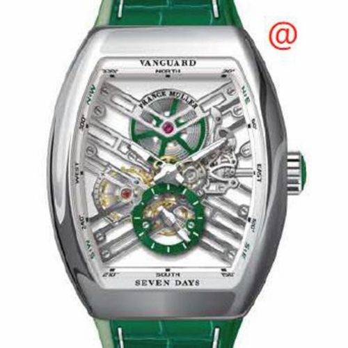 Franck Muller V45S6SQTACVR(BLCNRVR) Seven Days Mens Hand Wind Watch