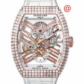 Franck Muller V45S6SQTD5NBC(BLCNRRGE) Seven Days Mens Hand Wind Watch