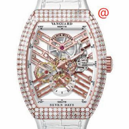 Franck Muller V45S6SQTD5NBC(BLCNRRGE) Seven Days Mens Hand Wind Watch