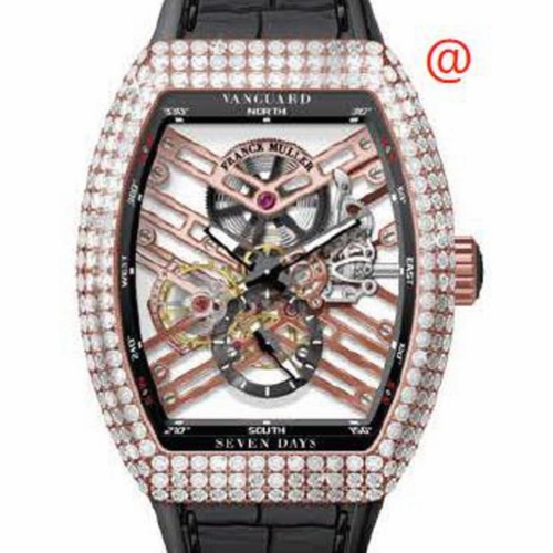 Franck Muller V45S6SQTD5NNR(NRBLCRGE) Seven Days Mens Hand Wind Watch