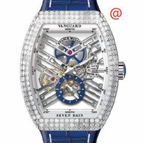 Franck Muller V45S6SQTDACBU(BLCNRBL) Seven Days Mens Hand Wind Watch