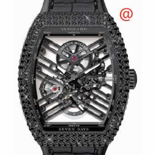 Franck Muller V45S6SQTDACNRNR(NRGRIGRI) Seven Days Mens Hand Wind Watch