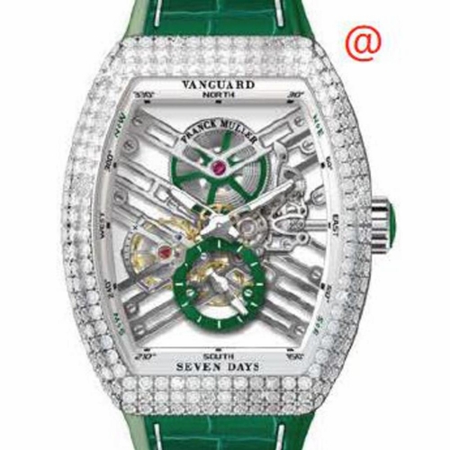Franck Muller V45S6SQTDACVR(BLCNRVR) Seven Days Mens Hand Wind Watch