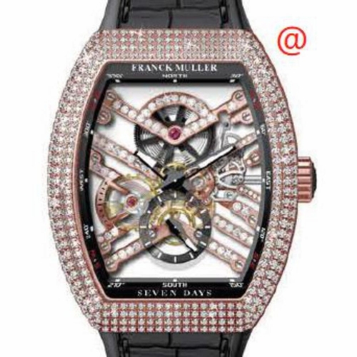 Franck Muller V45S6SQTDMVTD5NNR(NRBLCRGE) Seven Days Mens Hand Wind Watch