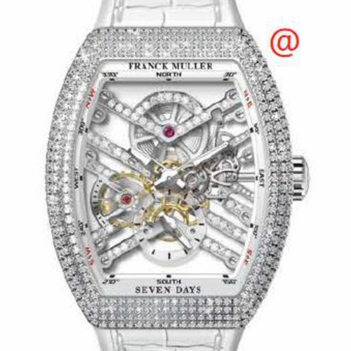 Franck Muller V45S6SQTDMVTDACBC(BLCNRRGE) Seven Days Mens Hand Wind Watch