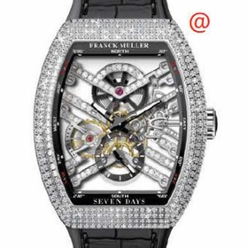 Franck Muller V45S6SQTDMVTDACNR(NRBLCRGE) Seven Days Mens Hand Wind Watch