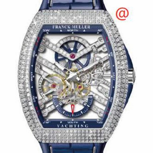Franck Muller V45S6SQTDMVTDYACHTINGACBL(BLBLCRGE) Vanguard Yachting Mens Hand Wind Watch