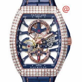 Franck Muller V45S6SQTDYACHTANC5NBL(BLBLCRGE) Vanguard Yachting Mens Hand Wind Watch