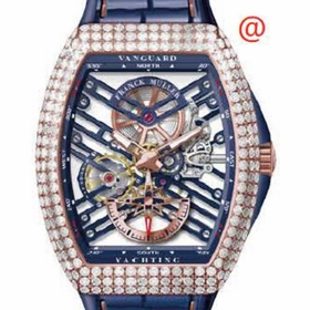 Franck Muller V45S6SQTDYACHTING5NBL(BLBLCRGE) Vanguard Yachting Mens Hand Wind Watch