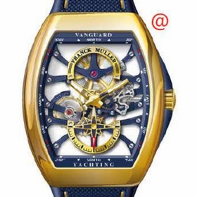Franck Muller V45S6SQTYACHTANC3NBL(BLBLCRGE) Vanguard Yachting Mens Hand Wind Watch