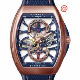Franck Muller V45S6SQTYACHTANC5NBL(BLBLCRGE) Vanguard Yachting Mens Hand Wind Watch