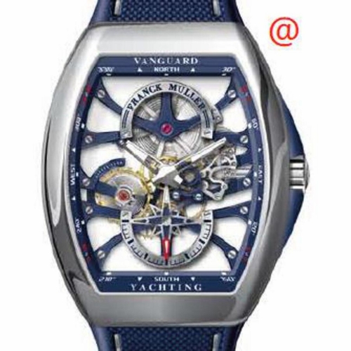 Franck Muller V45S6SQTYACHTANCACBL(BLBLCRGE) Vanguard Yachting Mens Hand Wind Watch
