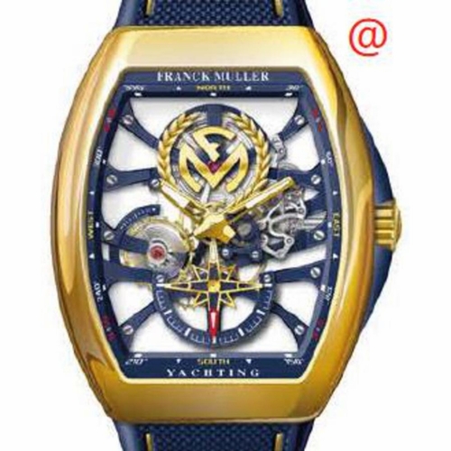 Franck Muller V45S6SQTYACHTANCFM3NBL(BLBLCRGE) Vanguard Yachting Mens Hand Wind Watch
