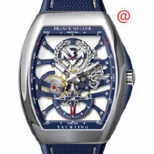 Franck Muller V45S6SQTYACHTANCFMACBL(BLBLCRGE) Vanguard Yachting Mens Hand Wind Watch
