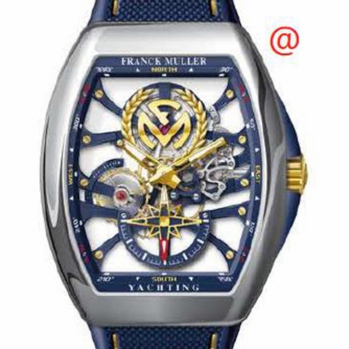 Franck Muller V45S6SQTYACHTANCFMACBL(BLBLCRGE3N) Vanguard Yachting Mens Hand Wind Watch