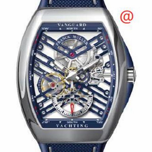 Franck Muller V45S6SQTYACHTINGACBL(BLBLCRGE) Vanguard Yachting Mens Hand Wind Watch