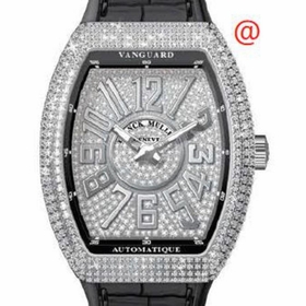 Franck Muller V45SATRELDCDACNR(DIAMAC) Vanguard Mens Automatic Watch