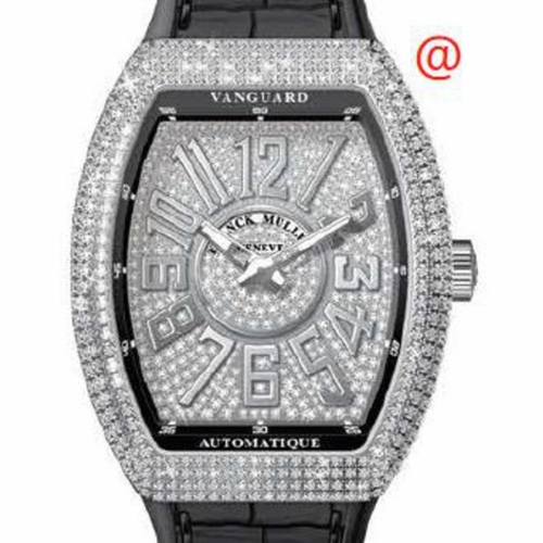 Franck Muller V45SATRELDCDACNR(DIAMAC) Vanguard Mens Automatic Watch