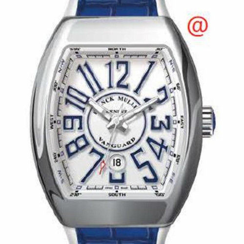 Franck Muller V45SCDTACBU(BLCBLAC) Vanguard Mens Automatic Watch