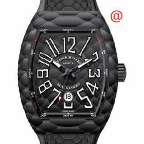 Franck Muller V45SCDTBLACKCOBRAACNRNR(COBRANRBLCNR) Vanguard Cobra Mens Automatic Watch