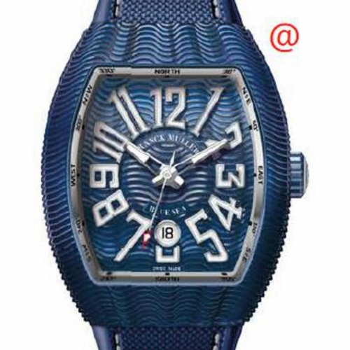 Franck Muller V45SCDTBLUESEAACBLAC(SEABLBLCAC) Vanguard Classical Mens Automatic Watch