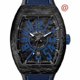 Franck Muller V45SCDTCARBONNR(CARBLBL) Vanguard Mens Automatic Watch