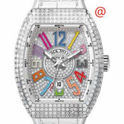 Franck Muller V45SCDTCOLDRMDCDACBC(DIAMCOLAC) Vanguard Classical Mens Automatic Watch