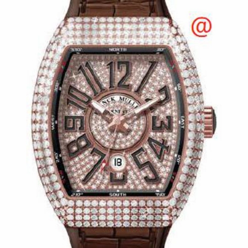 Franck Muller V45SCDTDCD5NNR(DIAMNR5N) Vanguard Classical Mens Automatic Watch