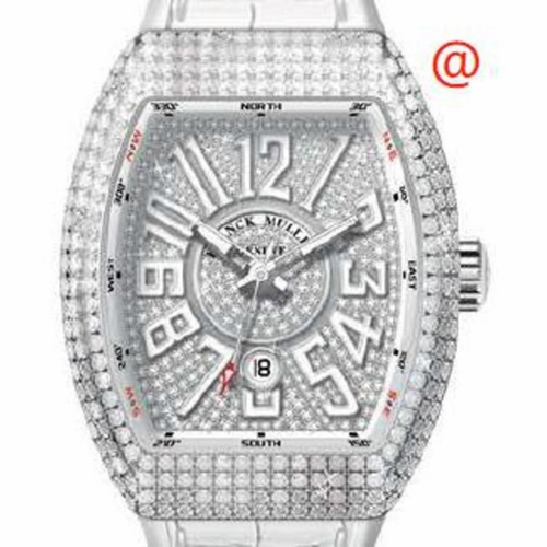 Franck Muller V45SCDTDCDACBC(DIAMBLCAC) Vanguard Classical Mens Automatic Watch