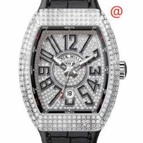 Franck Muller V45SCDTDCDACNR(DIAMNRAC) Vanguard Classical Mens Automatic Watch