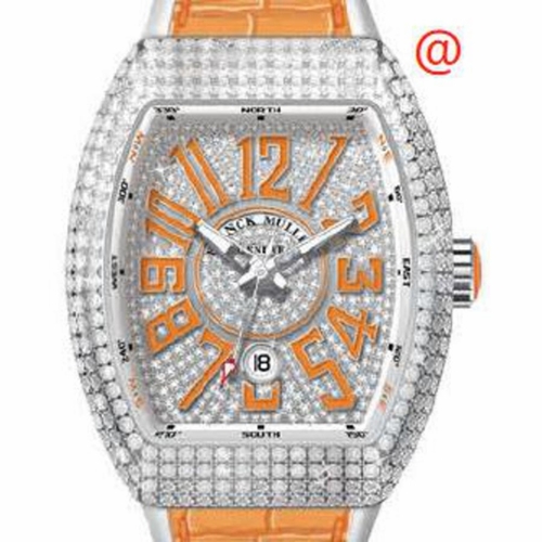 Franck Muller V45SCDTDCDACOR(DIAMORAC) Vanguard Classical Mens Automatic Watch