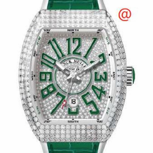 Franck Muller V45SCDTDCDACVR(DIAMVRAC) Vanguard Classical Mens Automatic Watch