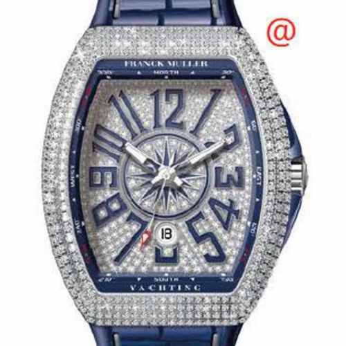 Franck Muller V45SCDTDCDYACHTINGACBL(DIAMBLAC) Vanguard Yachting Mens Automatic Watch