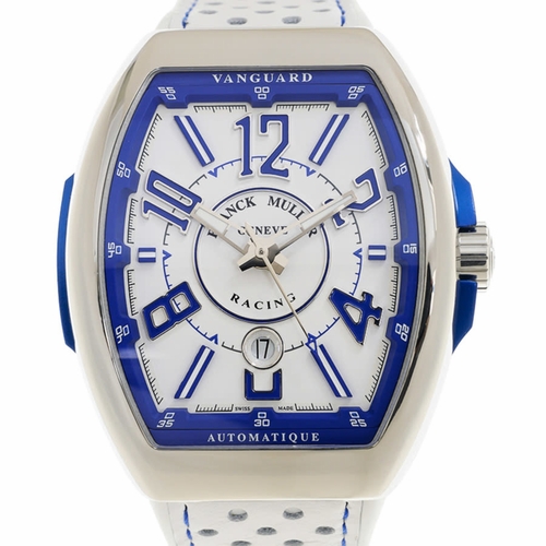 Franck Muller V45SCDTRCGACBL(BLCBLCBL) Vanguard Racing Mens Automatic Watch