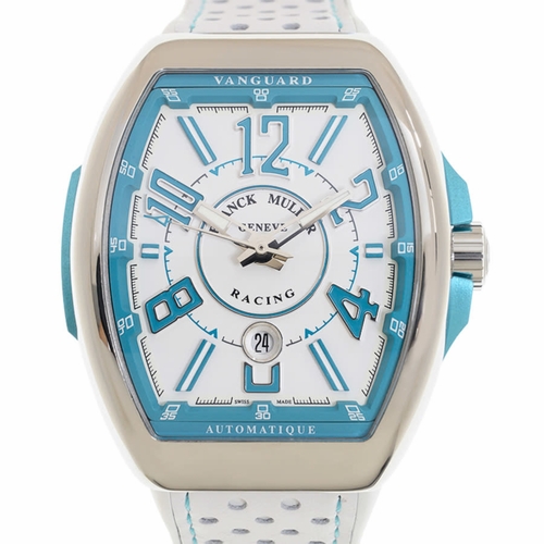 Franck Muller V45SCDTRCGACTU(BLCBLCTU) Vanguard Racing Mens Automatic Watch
