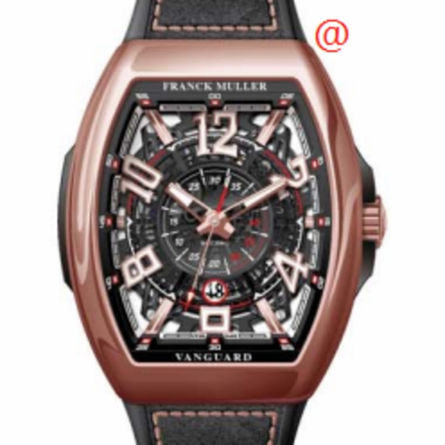 Franck Muller V45SCDTSQTRCG5NNR(NRBLC5N) Vanguard Mariner Mens Hand Wind Watch