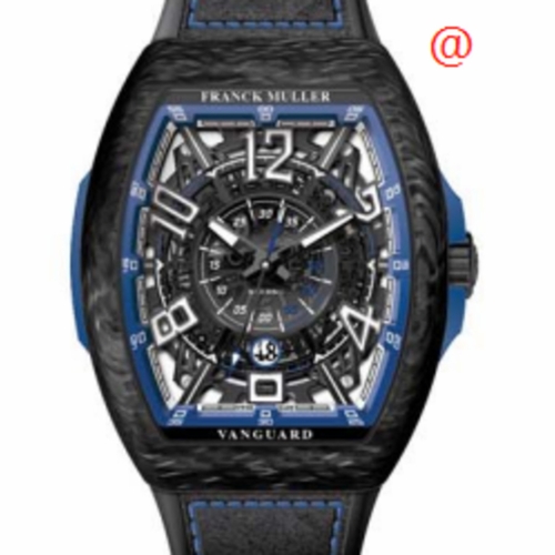 Franck Muller V45SCDTSQTRCGCARBONBL(NRBLCNR) Vanguard Mens Automatic Watch