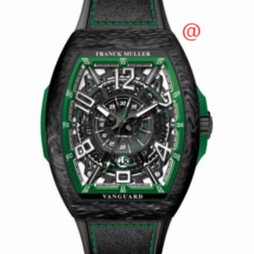 Franck Muller V45SCDTSQTRCGCARBONVR(NRBLCNR) Vanguard Mens Automatic Watch