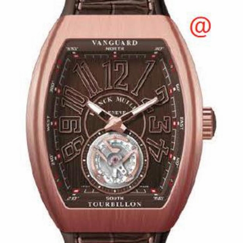 Franck Muller V45T5NBRBN(BNBN5NBR) Vanguard Tourbillon Mens Hand Wind Watch
